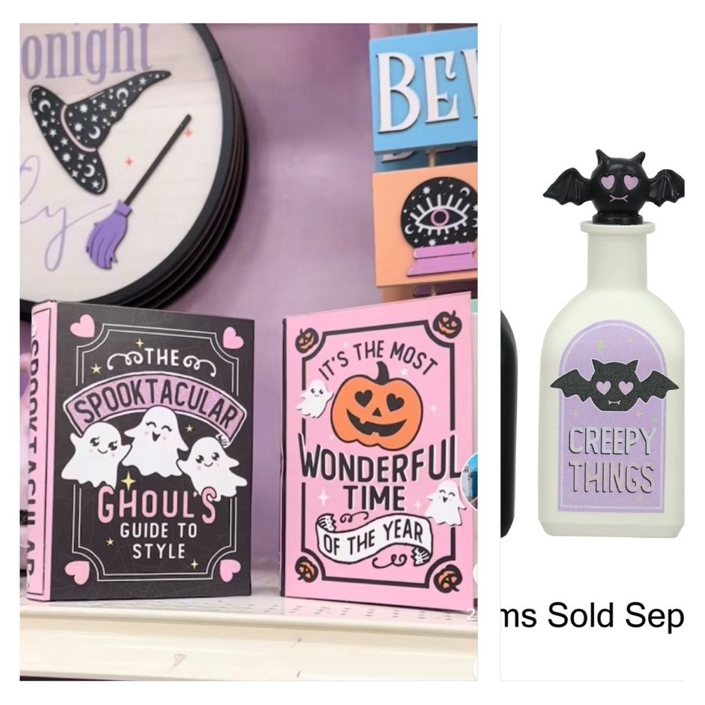 DISO Ashland Halloween Decor Set - Black, Pink, Purple